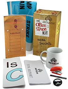 Picture of the contents of the Office Space Kit